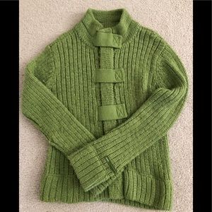 Vibrant color wool sweater. Size Small